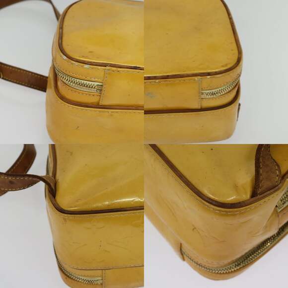 LOUIS VUITTON Monogram Vernis Marley Backpack Yellow M91040 - Picture 10 of 13
